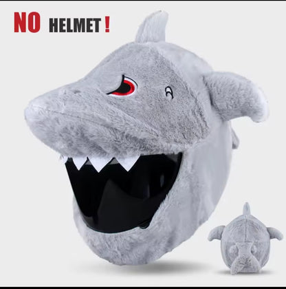 Funda de tiburón para casco motocicleta universal.